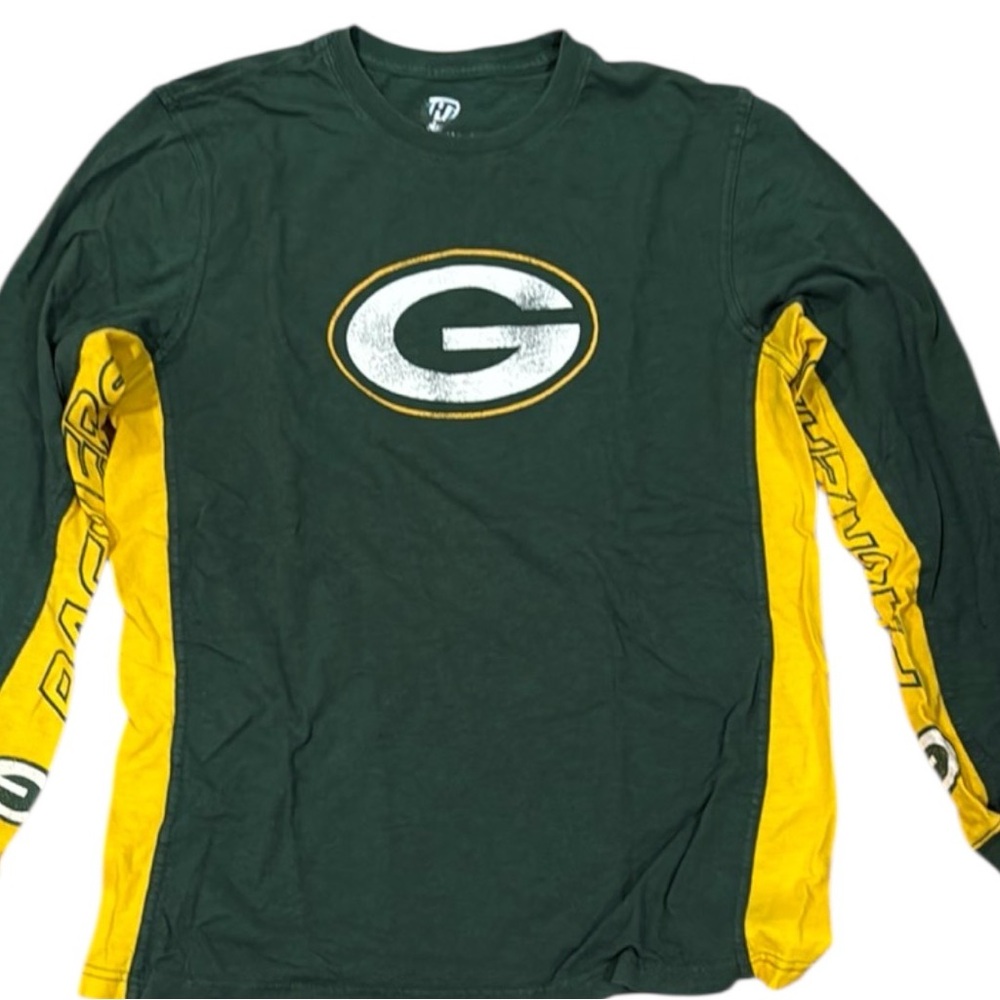 Green Bay Packers Long Sleeve Shirt - Green and Yellow